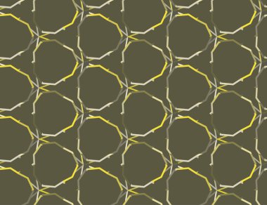 Modern geometrik vektör tasarımı, kusursuz desen çizimi