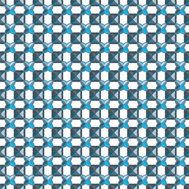 Modern geometrik vektör tasarımı, kusursuz desen çizimi