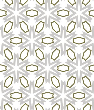 geometrik süsleme biçiminde kusursuz vektör deseni