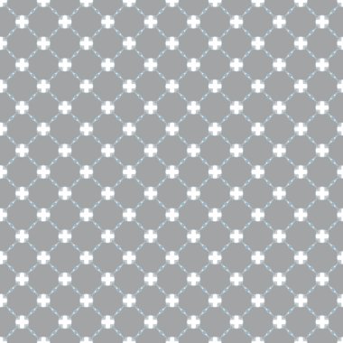 geometrik süsleme biçiminde kusursuz vektör deseni