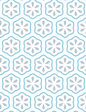 geometrik süsleme biçiminde kusursuz vektör deseni