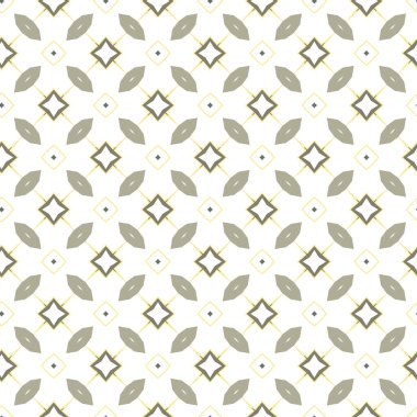 geometrik süsleme biçiminde kusursuz vektör deseni