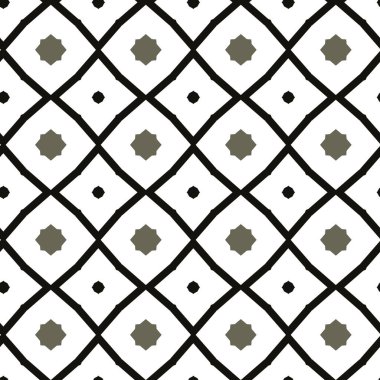 geometrik süsleme biçiminde kusursuz vektör deseni
