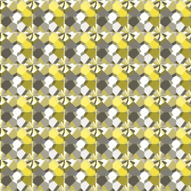 Modern geometrik vektör tasarımı, kusursuz desen çizimi