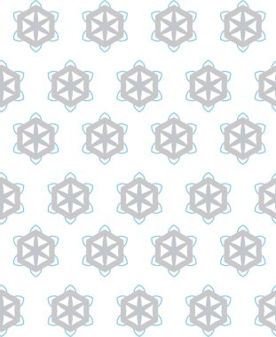 Modern geometrik vektör tasarımı, kusursuz desen çizimi