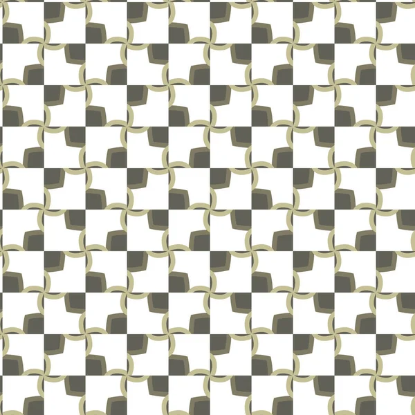 ベクトル幾何学的なシームレスなパターン現代的なイラスト — ストックベクタ