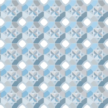 Modern geometrik vektör tasarımı, kusursuz desen çizimi