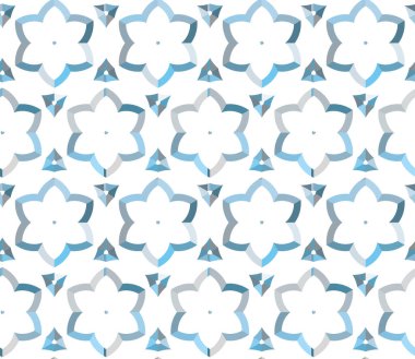 Modern geometrik vektör tasarımı, kusursuz desen çizimi