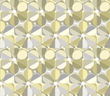 geometrik süsleme biçiminde kusursuz vektör deseni