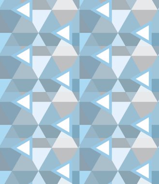 Modern geometrik vektör tasarımı, kusursuz desen çizimi