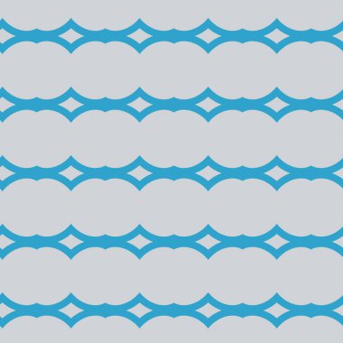 geometrik süsleme biçiminde kusursuz vektör deseni