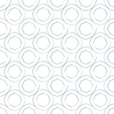 Modern geometrik vektör tasarımı, kusursuz desen çizimi