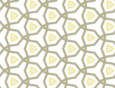 geometrik süsleme biçiminde kusursuz vektör deseni