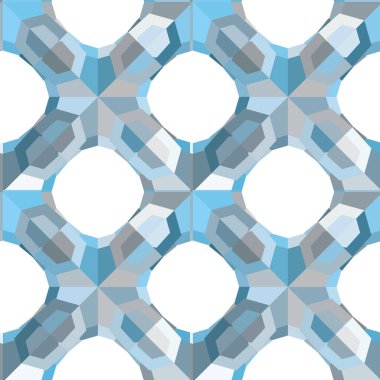 Soyut geometrik şablonun vektör çizimi