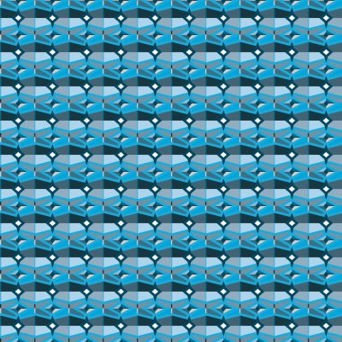 Modern geometrik vektör tasarımı, kusursuz desen çizimi