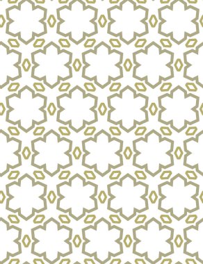 geometrik süsleme biçiminde kusursuz vektör deseni