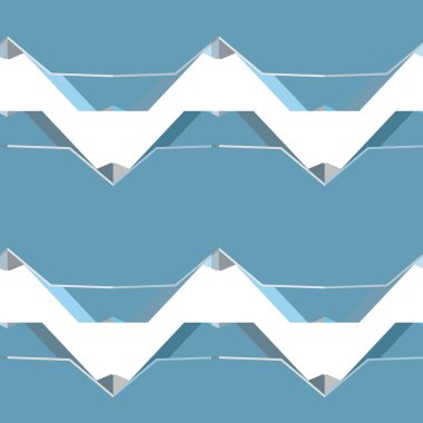 geometrik süsleme biçiminde kusursuz vektör deseni