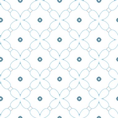 geometrik süsleme biçiminde kusursuz vektör deseni