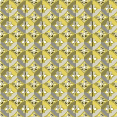 Soyut geometrik şablonun vektör çizimi