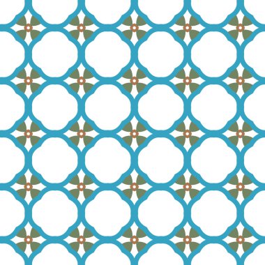 Modern geometrik vektör tasarımı, kusursuz desen çizimi