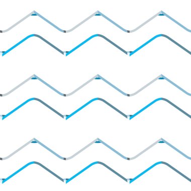 Modern geometrik vektör tasarımı, kusursuz desen çizimi