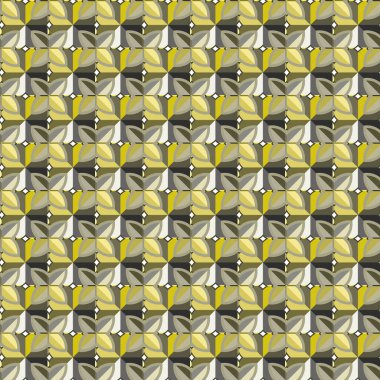 Modern geometrik vektör tasarımı, kusursuz desen çizimi