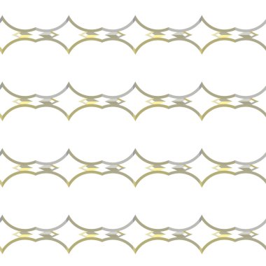 Modern geometrik vektör tasarımı, kusursuz desen çizimi