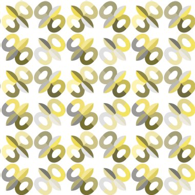 Modern geometrik vektör tasarımı, kusursuz desen çizimi