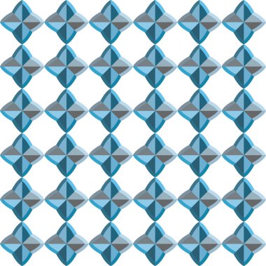 geometrik süsleme biçiminde kusursuz vektör deseni