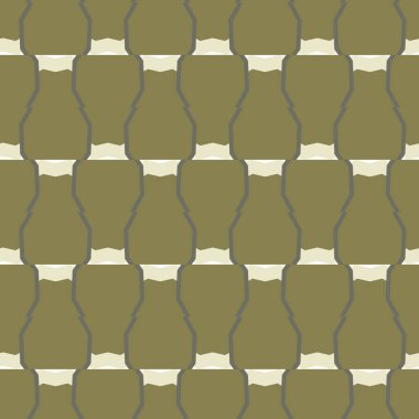 geometrik süsleme biçiminde kusursuz vektör deseni