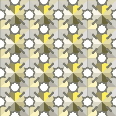 Modern geometrik vektör tasarımı, kusursuz desen çizimi