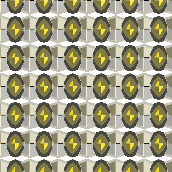 geometrik süsleme biçiminde kusursuz vektör deseni