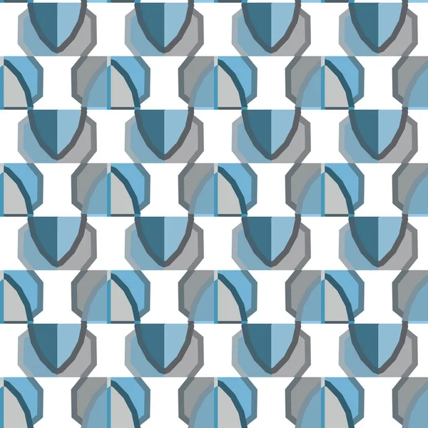 modern biçim illüstrasyonu, vektör geometrik dikişsiz desen