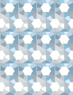 Soyut geometrik şablonun vektör çizimi