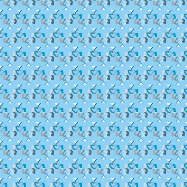 Modern geometrik vektör tasarımı, kusursuz desen çizimi