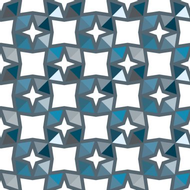 geometrik süsleme biçiminde kusursuz vektör deseni