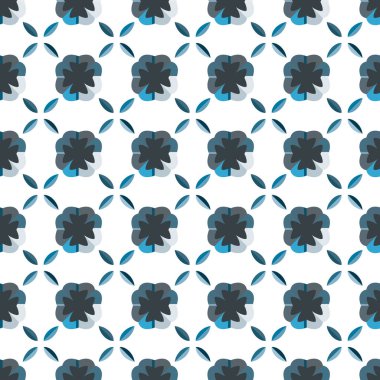 Modern geometrik vektör tasarımı, kusursuz desen çizimi