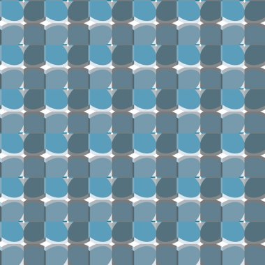 Modern geometrik vektör tasarımı, kusursuz desen çizimi