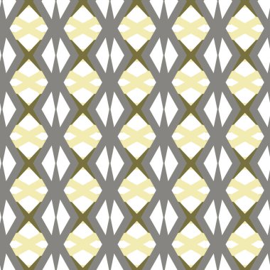 geometrik süsleme biçiminde kusursuz vektör deseni