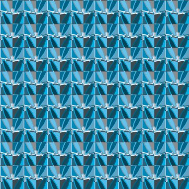 Modern geometrik vektör tasarımı, kusursuz desen çizimi