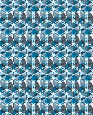 Modern geometrik vektör tasarımı, kusursuz desen çizimi
