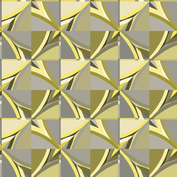 Безшовний Векторний Візерунок Геометричному Декоративному Стилі — стоковий вектор