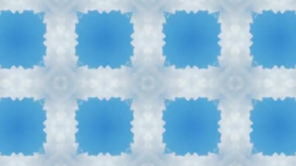 Bilder Med Sömlösa Geometriska Prydnadsmönster Abstrakt Illusion Bakgrund — Stockvideo