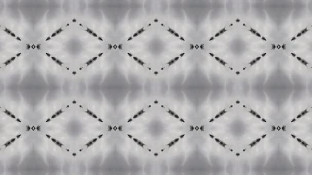 Seamless vector pattern in geometric ornamental style — Stock Video