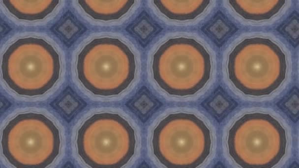 Безшовний векторний візерунок в геометричному декоративному стилі — стокове відео