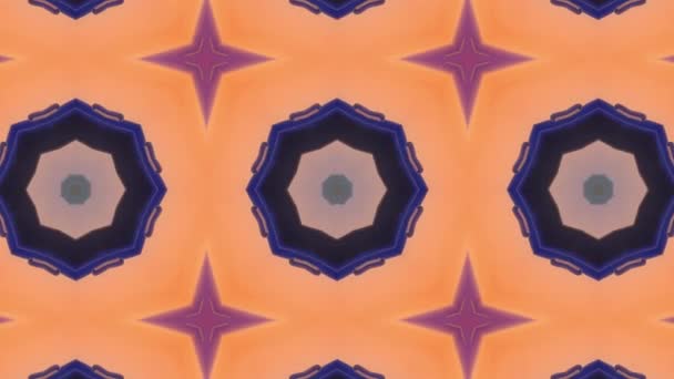 Naadloze vector patroon in geometrische ornamentale stijl — Stockvideo