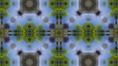 geometrik süsleme biçiminde kusursuz vektör deseni