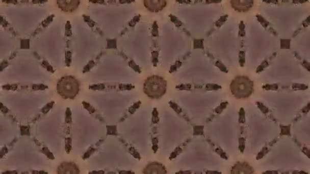 Bezszwowy wzór wektora w geometrycznym stylu ozdobnym — Wideo stockowe