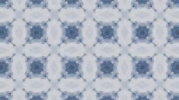 Nahtloses Vektormuster im geometrischen ornamentalen Stil — Stockvideo