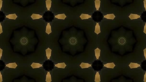 Patrón vectorial sin costuras en estilo ornamental geométrico — Vídeo de stock